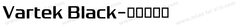 Vartek Black字体转换